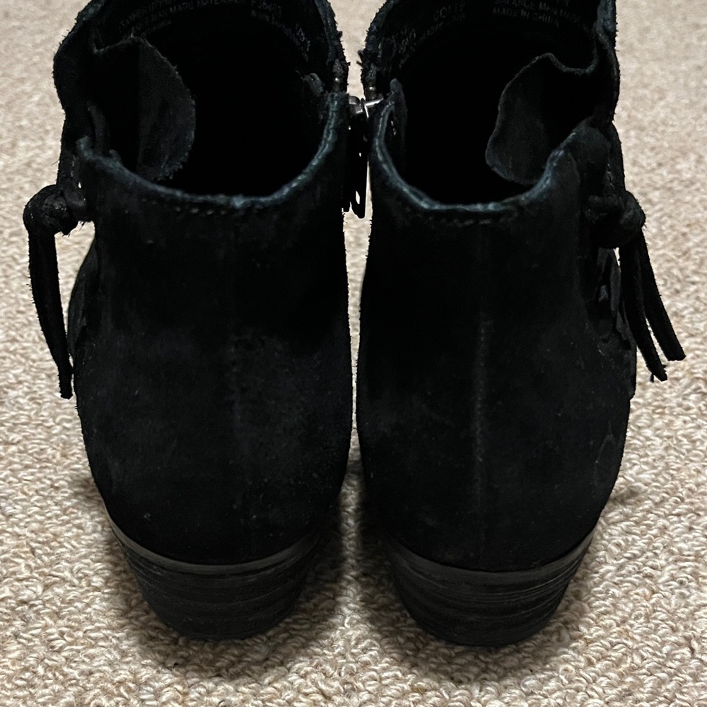 Women’s Born Black Suede Ankle Boots 7.5M - Picture 5 of 7